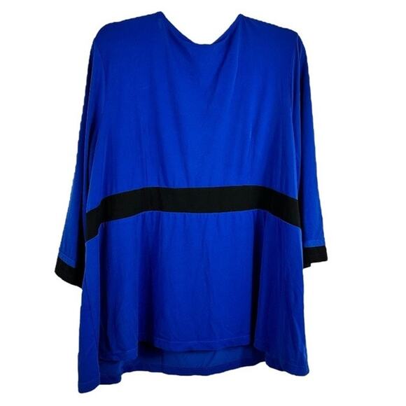 Lane Bryant Royal Blue Dressy Top 22/24 - Picture 2 of 5